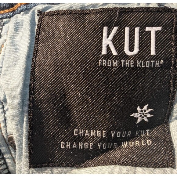 KUT from the Kloth Catherine Boyfriend Jeans - Medium Wash - Size 16 - Picture 4 of 5